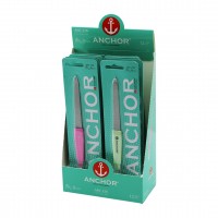 ANCHOR ANC-226 ( 2İN1 ) TIRNAK TÖRPÜ BAKIM SETİ ( TÖRPÜ & TIRNAK ETİ SIYIRICI - DERİ TEMİZLEME UÇLU )*12X40