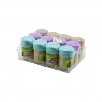 İBİCO İ15-062 TOOTTHPİCK ( TUZLUK MODEL KUTULU ) ( ORTA ) KÜRDAN ( ŞEFFAF MİKA KRİSTAL PLS.ŞİŞE ) ( RENKLİ PLASTİK KAPAK )*12X20