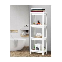 SHELF UNİT MAGGİE OMBEG OM-1016-0530-0251 ( 4 ( ÇUKUR ) RAFLI & BEYAZ ) ( DİKDÖRTGEN ) RAF ÜNİTESİ PLASTİK*6