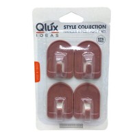 QLUX L-00136 ( 4PCS ) ( KUBBELİ ) YAPIŞKAN ASKI*80
