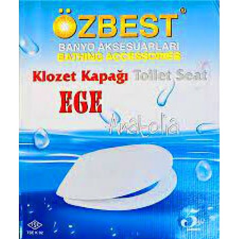 ÖZBEST ( EGE & ANATOLİA) ( DÜZ KLASİK ) LÜX KLOZET KAPAK (KUTULU AMBALAJ )*10=K