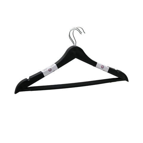 Pİ HOME Pİ-481 ( 3PCS ) NATURAL ( SERT PLASTİK ) ELBiSE ASKISI ( METAL BAŞLI )*24