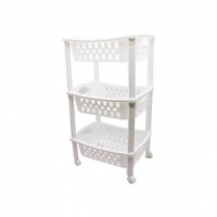ORGANİZERS ORG-78 3 KATLI SEPET DÜZENLEYİCİ  & RAF ÜNİTESİ TEKERLEKLİ ( 400X295X700MM )*12