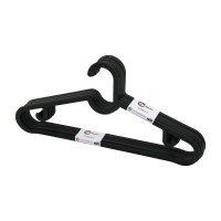 PİHOME Pİ-528 ( 10PCS ) ( SİYAH ) ( 2A SLİM ) ( PLASTİK ) ELBİSE ASKISI*36