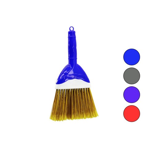 EKOL FIRÇA EF-168 JOKER ( NO-1 ) RENKLİ PLASTİK SÜPÜRGE ( SABİT SAPLI=18CM )*24=K