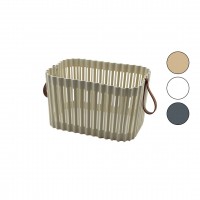 SUNPLAST SD-5502 (D.GEN) (10LT) FLEXION ÇOK AMAÇLI SEPET (RENKLİ PLS.) (SİLİKON KULP) (21.5X31CM & DERİNLİK:18CM)*24=K