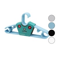 GÜLTEX PLASTİK GLT-010 ( 6 PCS ) LÜKS ELBİSE ASKISI ( RENKLİ PLASTİK )*20=K