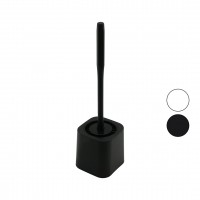 QLUX BSF-00978 ( SİLİKON ) WC & KLOZET FIRÇA SETİ ( PLASTİK SAP & HAZNE )*12=K