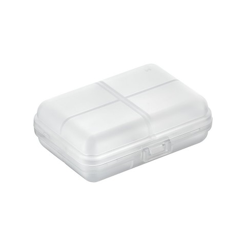 QLUX L-00967 ( D.DÖRTGEN ) ( 10 BÖLMELİ ) PILL DISPENSER İLAÇ KUTUSU*30=K