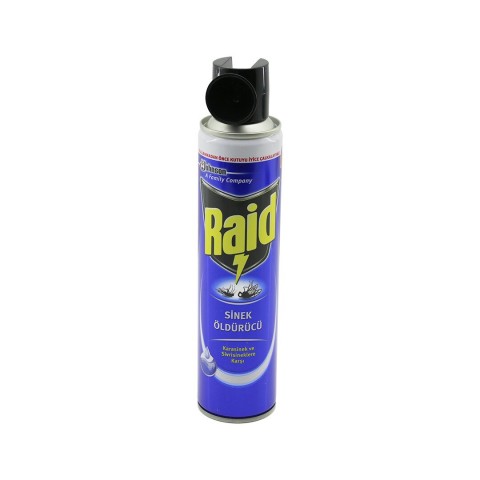 RAİD ( SPREY= KLASİK ) KARASİNEK & SİVRİSİNEK ÖLDÜRÜCÜ & SAVAR İLAÇ ( LACİVERT ŞİŞE ) ( 300ML )*12X4