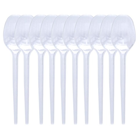 PRATİKON PR-1142 ( ŞEFFAF ) PLASTİK KAŞIK ( 10PCS )*50=K