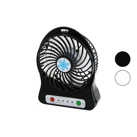 PORTABLE FAN DEMPOWER DP-590 ( MİNİ FAN ) ( USB ŞARJLI ) MASA ÜSTÜ ( MİNİ VANTİLATÖR ) ( 3 KADEME HIZ ) ( ÇAP:10.2CM & Y: 13.8CM )*100