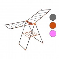 VİPAS PERA ( MİX RENK ) (KANATLI) ÇAMAŞIR KURUTMALIK (KATLANIR) (15KG & 16.5MT KAPASİTE) (MANDAL SEPETLİ)*5=K