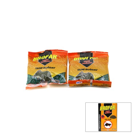 BROFAR ( TANE BUĞDAY ) FARE & SIÇAN ZEHİRİ & YEM 200GR*100