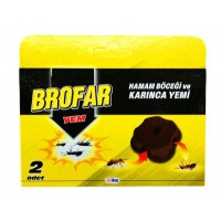 BROFAR ( 2PCS ) HAMAM BÖCEĞİ VE KARINCA YEMİ*6X8