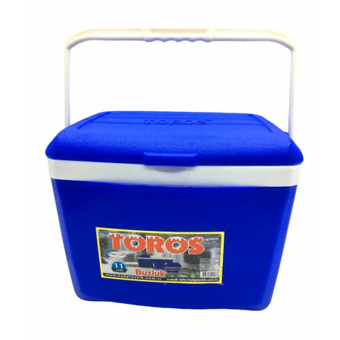 PLAS TİME TOROS ( 11LT ) ( DİKDÖRTGEN ) ( BUZLUK ) ( MAVİ PLASTİK ) ( TAŞIMA KULPLU ) ( BRKT-504286 )*8