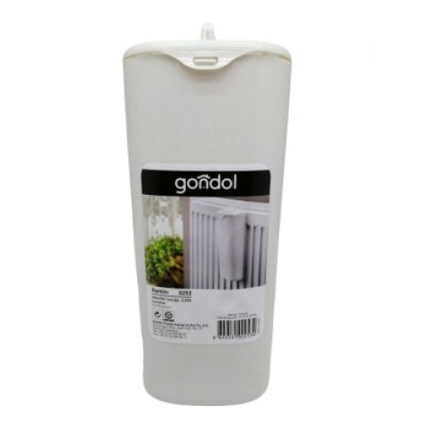 GONDOL G-253 HUMİNİ KALORİFER SULUK ( 0.50LT ) ( BEYAZ PLASTİK ) ( 90X195X45MM )*36=K