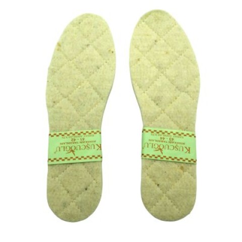 KUŞCUOĞLU KÇ-600-27003 ( DİKİŞLİ ) ( BEYAZ & ERKEK ) YÜN KEÇE ( 41-42-- 43-44)*12X72