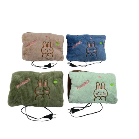 SHS RABBIT (FY-500W) DMR-4723 ( FİŞLİ & ŞARJLI ) SICAK SU TORBASI (POLAR & KADİFE KUMAŞ &HAYVAN NAKIŞLI )*100