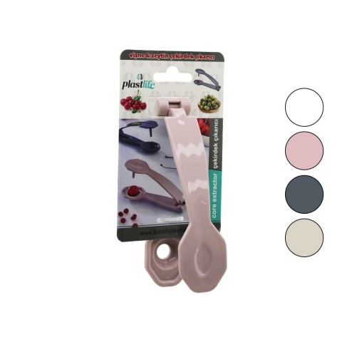 PLASTLİFE KP-164 ÇEKİRDEK ÇIKARICI ( VİŞNE & ZEYTİN VB. ) ( RENKLİ PLASTİK )*48