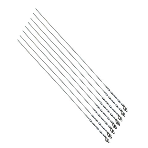 İBİCO C-700 ( CİĞER & DOMATES ) ( İNCE YASSI & BURGULU ) ( 50CM ) METAL MANGAL ŞİŞİ*100X5