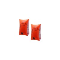 BESTWAY-12409 ( 2PCS SET ) ( TURUNCU YUNUS DESENLİ ) ( BÜYÜK= 32X17CM ) ( 6-12YAŞ ) ÇOCUK DENİZ KOLLUK ( 11-60KG )*24=K