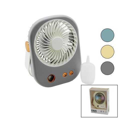 HASUBA HS-284 BJJ-566 (SU SPREYLİ) (USB MİNİ FAN) (15.5X12CM) MASA ÜSTÜ (USB ŞARJLI) (2İN1 KULP=TAŞIMA & DURUŞ) (3 KADEME HIZ) MİNİ VANTİLATÖR*120