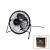 TEKNOLOJİ-7242.588 (USB & MİNİ FAN) (METAL KASA & AYAK=360°) MASA ÜSTÜ VANTİLATÖR (4-METAL PERVANE) (13.5X11X15CM)(5V-2.5W)*40