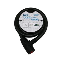 İBİCO İ18-066 ( ANAHTARLI ) ( AÇ-KAPA KİLİT KAPAKLI ) MOTOR & BİSİKLET KİLİT ( ÇELİK TEL ) ( SİYAH ŞEFFAF KILIF ) ( 20MMX150CM )*30