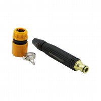 GAOYASHUIQIANG YAKUT-12111 (AYARLI) (YÜKSEK BASINÇ & TAZYİK SAĞLAYICI) SU HORTUM APARATI (1/2 BAĞLANTI ADAPTÖR & METAL KELEPÇE)*10X20