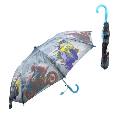 SKYBELT SKY-12 ( CHERY & DÜDÜKLÜ ) ( 8 TELLİ ) ERKEK ÇOCUK DESENLİ ŞEMSİYESİ*12X5