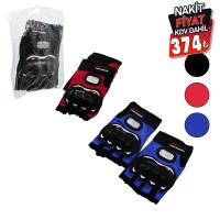 PRO BIKER ( PARMAKSIZ ) MOTORCU KORUYUCU ELDİVEN RENKLİ*150