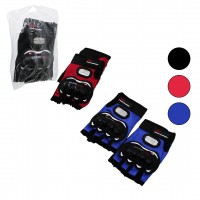 PRO BIKER ( PARMAKSIZ ) MOTORCU KORUYUCU ELDİVEN RENKLİ*150