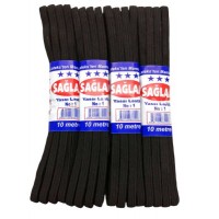 SAĞLAM HUZUR ( SİYAH ) ( YASSI ) NO-1 10MT DON LASTİK*20X25