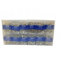TAKSUN SAFETY PINS-958 ( GÜMÜŞ ) ( 50PCS.PLS.KUTU ) (NO-00