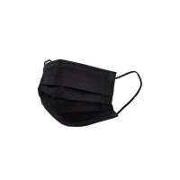 KAVMASK ( SİYAH ) ( 50PCS ) MEDİKAL CERRAHİ YÜZ MASKESİ ( TEK KULLANIMLIK & 3 KATLI )*1X48