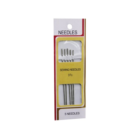 İBİCO İ20-009 SEWING NEEDLES ( 5PCS ) ( 3 ½ = 8.6CM ) YORGAN İĞNESİ*50X50