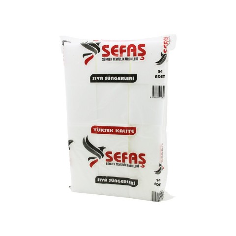 ŞAHİN AFİLLİ KOD-1714 ( BÜYÜK=18.5 X 13.5 X 5CM ) ( BEYAZ ) ( SIVACI ) ( TEMİZLİK ) SÜNGERİ*24X10