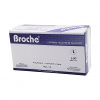 BROCHE BİMEL BEYBİ ( L ) ( PUDRASIZ ) LATEKS MUAYENE ELDİVENİ ( 100LÜ )*1X20 BROCHE BİMEL BEYBİ ( L ) ( PUDRASIZ ) LATEKS MUAYENE ELDİVENİ ( 100LÜ )*1X20