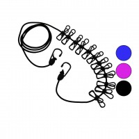 ART NO-823 ( RENKLİ LASTİK=150CM---260CM E UZAR ) ÇAMAŞIR İPİ ( 10PCS METAL MANDALLI )*100 ART NO-823 ( RENKLİ LASTİK=150CM---260CM E UZAR ) ÇAMAŞIR İPİ ( 10PCS METAL MANDALLI )*100