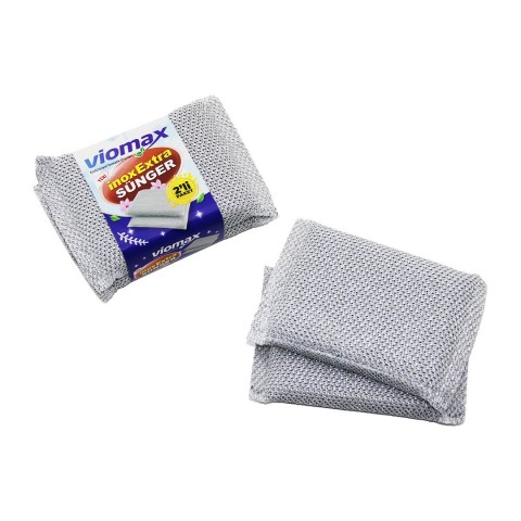 VİOMAX TM-785 ( 2PCS ) ( İNOX EXTRA ) TEMİZLİK & BULAŞIK SÜNGERİ*24X10