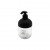 QLUX C-00550 CLARY ( CAM ) SIVI SABUNLUK ( SİYAH PLASTİK KAPAK & POMPA ) ( 425ML ) ( NO-05 SOAP DISPENSER )*12=K