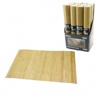 İBİCO İ21-072 ( DİKDÖRTGEN & BAMBU ) ( KALIN ÇUBUK ) KAYDIRMAZ BANYO PASPASI ( 70X45CM )*12X4