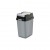 DÜNYA-09711-400&410 ( SİYAH & GRİ ) EASY ( 5LT ) ( ÇİFT KAPAKLI ) ÇÖP KOVASI PLASTİK ( 149X185X266MM )*36=K