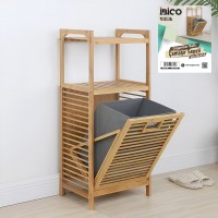 İBİCO İ21-081 ( 2 KAT ORGANİZER RAFLI ) ( ÖNDEN ÇEK AÇ ) ( KALIN AHŞAP BAMBU ) KİRLİ ÇAMAŞIR SEPETİ ( 40X35X95CM )*4 İBİCO İ21-081 ( 2 KAT ORGANİZER RAFLI ) ( ÖNDEN ÇEK AÇ ) ( KALIN AHŞAP BAMBU ) KİRLİ ÇAMAŞIR SEPETİ ( 40X35X95CM )*4