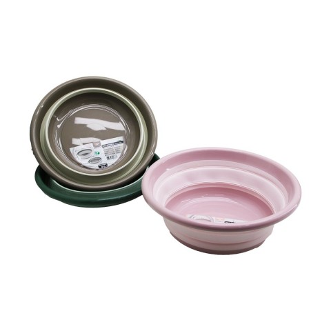 QLUX L-00868 ( 5LT ) ( NO-2 ) KATLANABİLİR YUVARLAK BADYA & KOVA*12=K