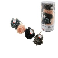 İBİCO İ21-089 ( RENKLİ TÜL ÖRGÜ ) BANYO LİFİ ( PVC STANDLI ) ( 50GR )*100X2