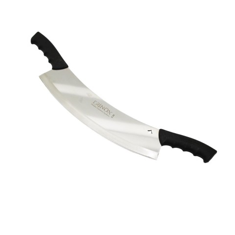 ERİNOX Ç-30 ( ÇİFT SAPLI ) ( ZIRH ) SATIR BIÇAK ( DÖVME PASLANMAZ ÇELİK ) ( BIÇAK=34CM ) ( SAPLI = 53CM )*50