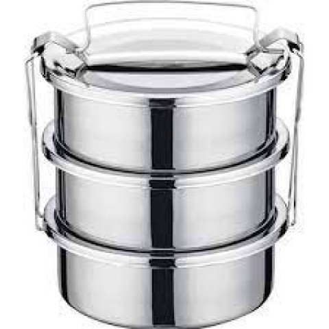 SADA GÜNEŞ ÇELİK NO-14CM ( 3LÜ ) ( METAL ) SEFER TASI ( DERİNLİK : 4.5CM ) ( TAŞIMA KULP=BAĞLAMA KANCALI )*50