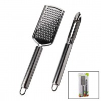 KİTCHENWARE YAKUT-8235 ( 2PCS SET ) ( 1PCS-SAPLI METAL RENDE ) ( 1PCS= ( 2İN1=METAL SOYACAK & OYACAK ) SETİ*144